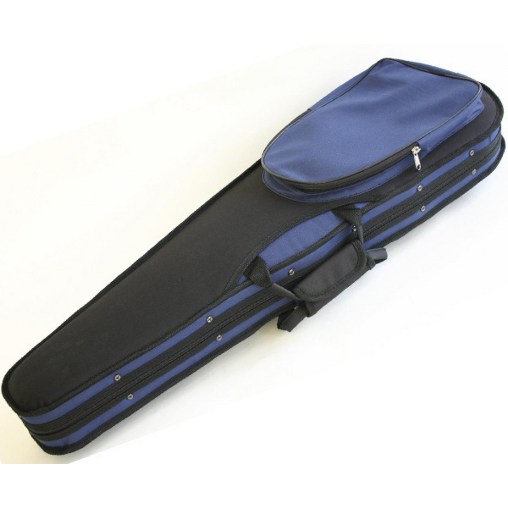 TG Violin Case-Dart Deluxe-Blk/Blue1/4