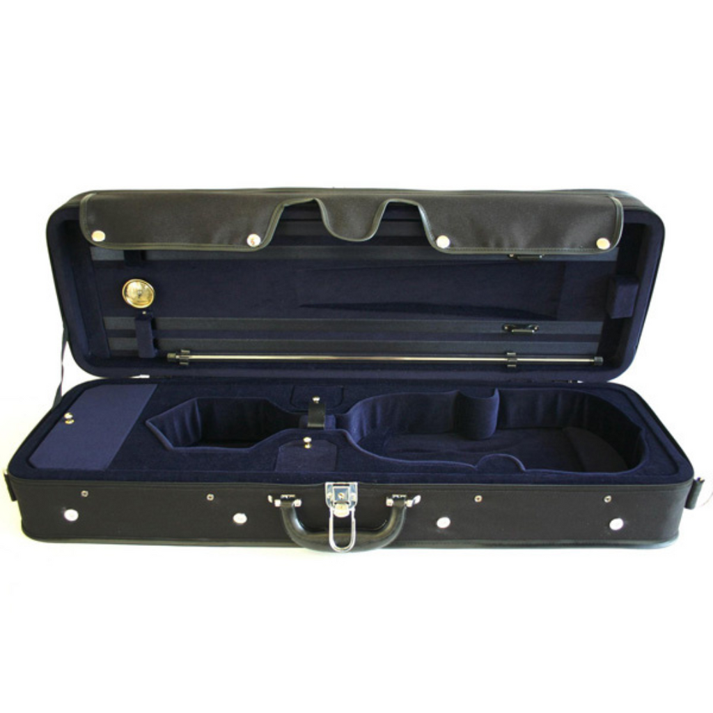 TG Oblong Violin Case-Hill Style Black/Blue 3/4