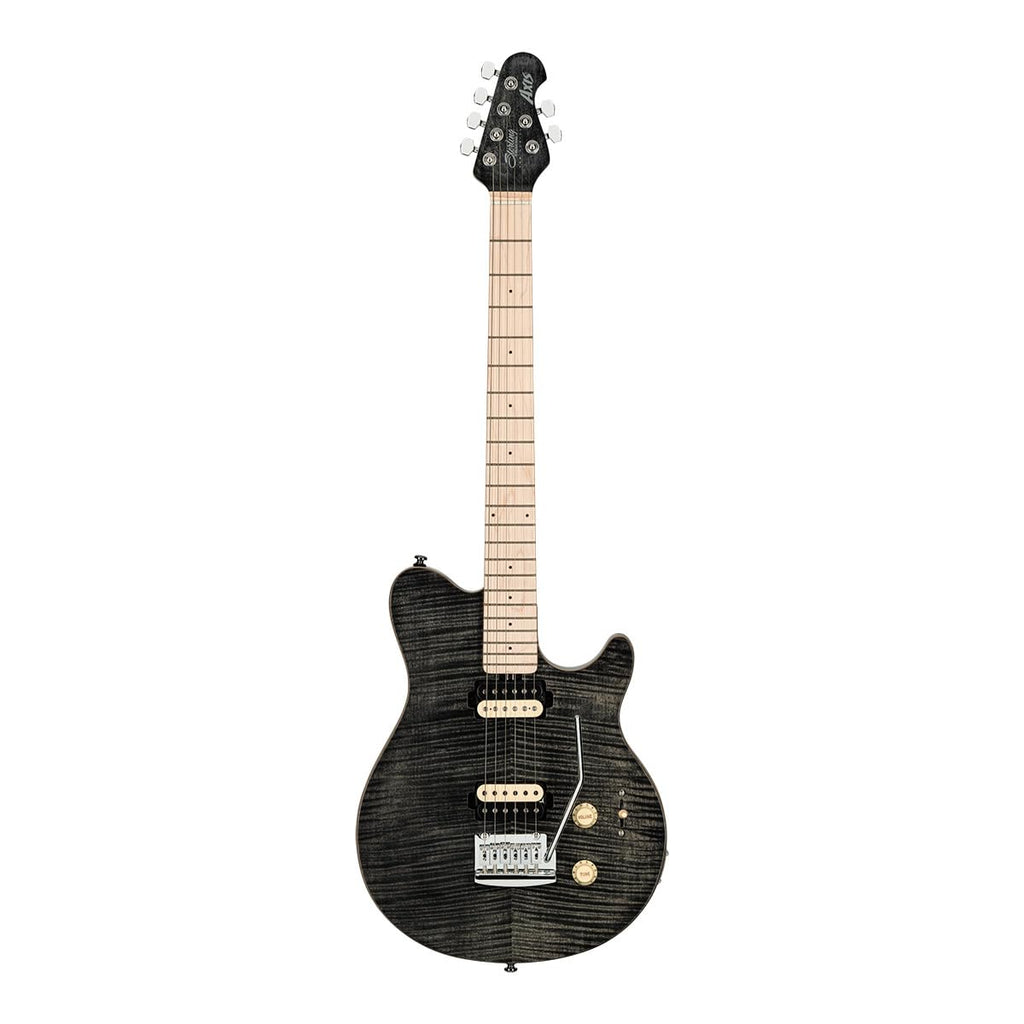Sterling by Music Man Sub Series AXIS Flame Maple in Trans Black