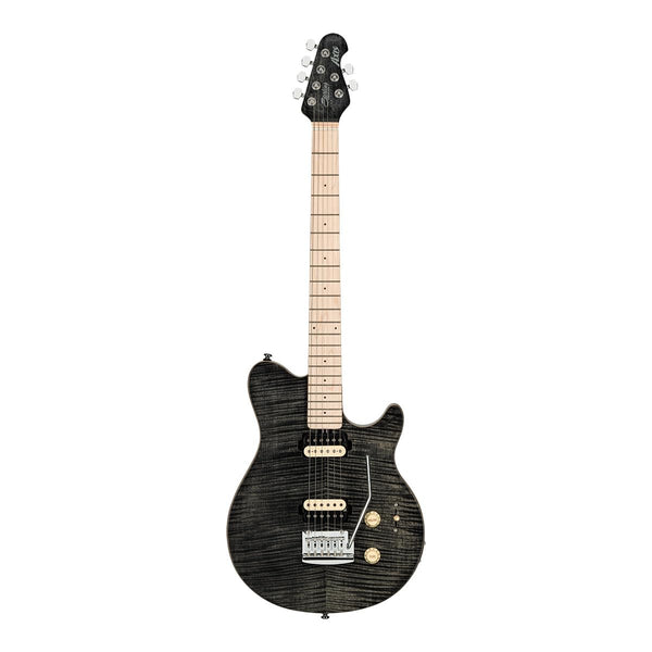 Sterling by Music Man Sub Series AXIS Flame Maple in Trans Black