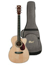 Cort L500E OM Size Acoustic/Electric in Gig Bag
