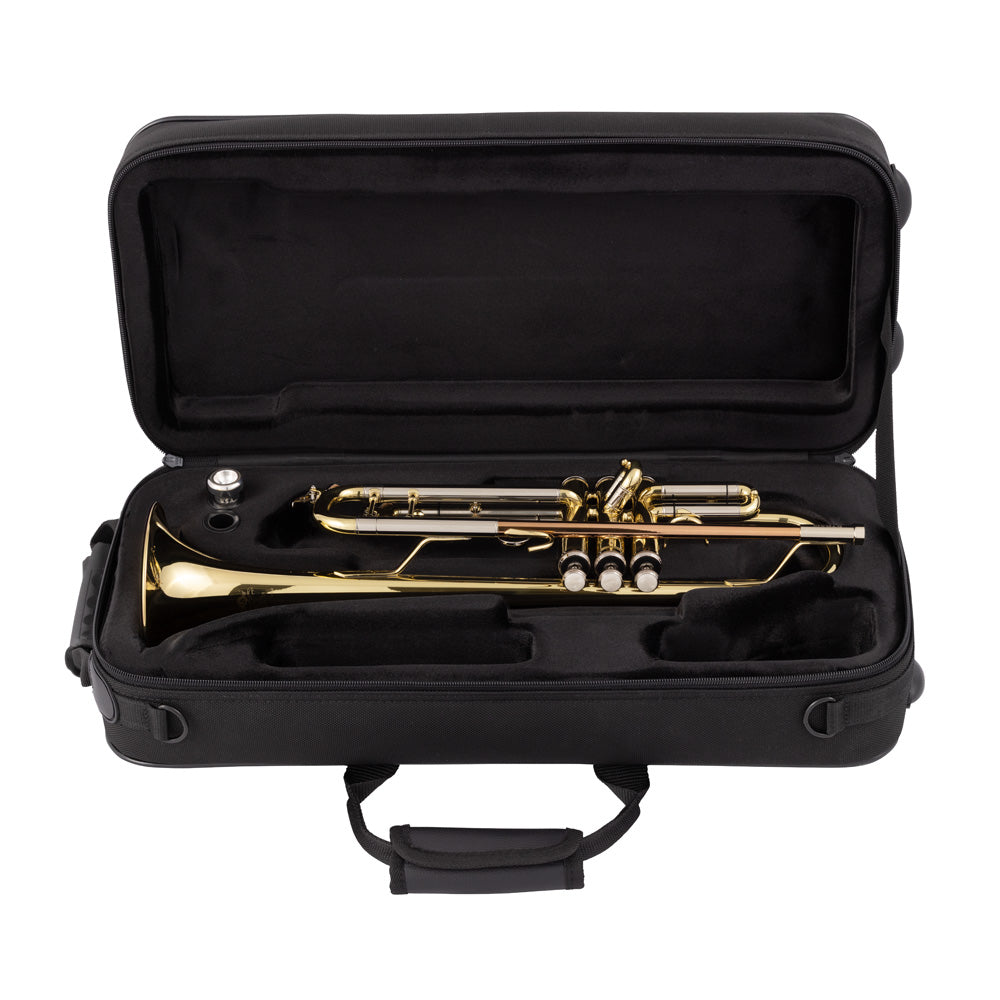BACH STUDENT Bb TRUMPET OUTFIT, LACQUER