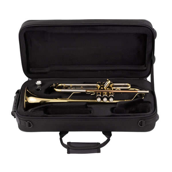 BACH STUDENT Bb TRUMPET OUTFIT, LACQUER