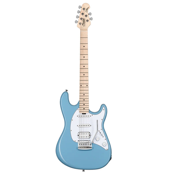 Sterling by Music Man Cutlass Sub Series Electric Guitar in Chopper Blue
