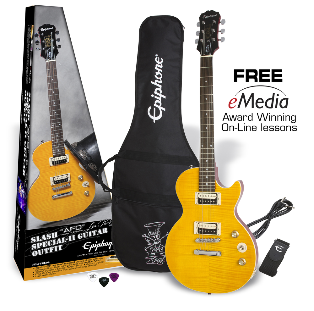 Epiphone Slash "AFD" AA Les Paul Special-II Guitar Outfit including gig bag