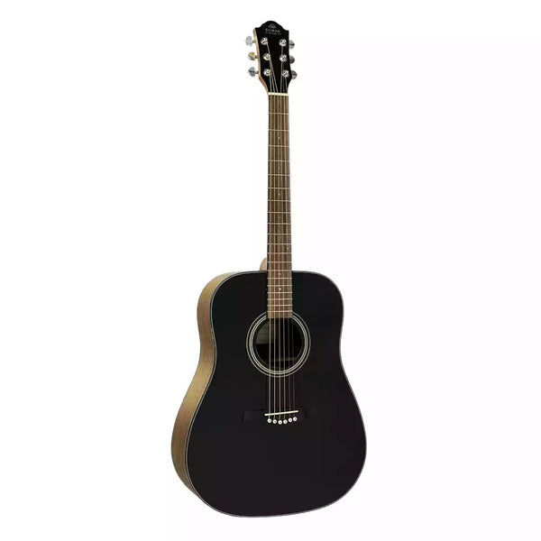 Gilman 50 Series Dreadnought Acoustic Guitar in Black [GD10BT]