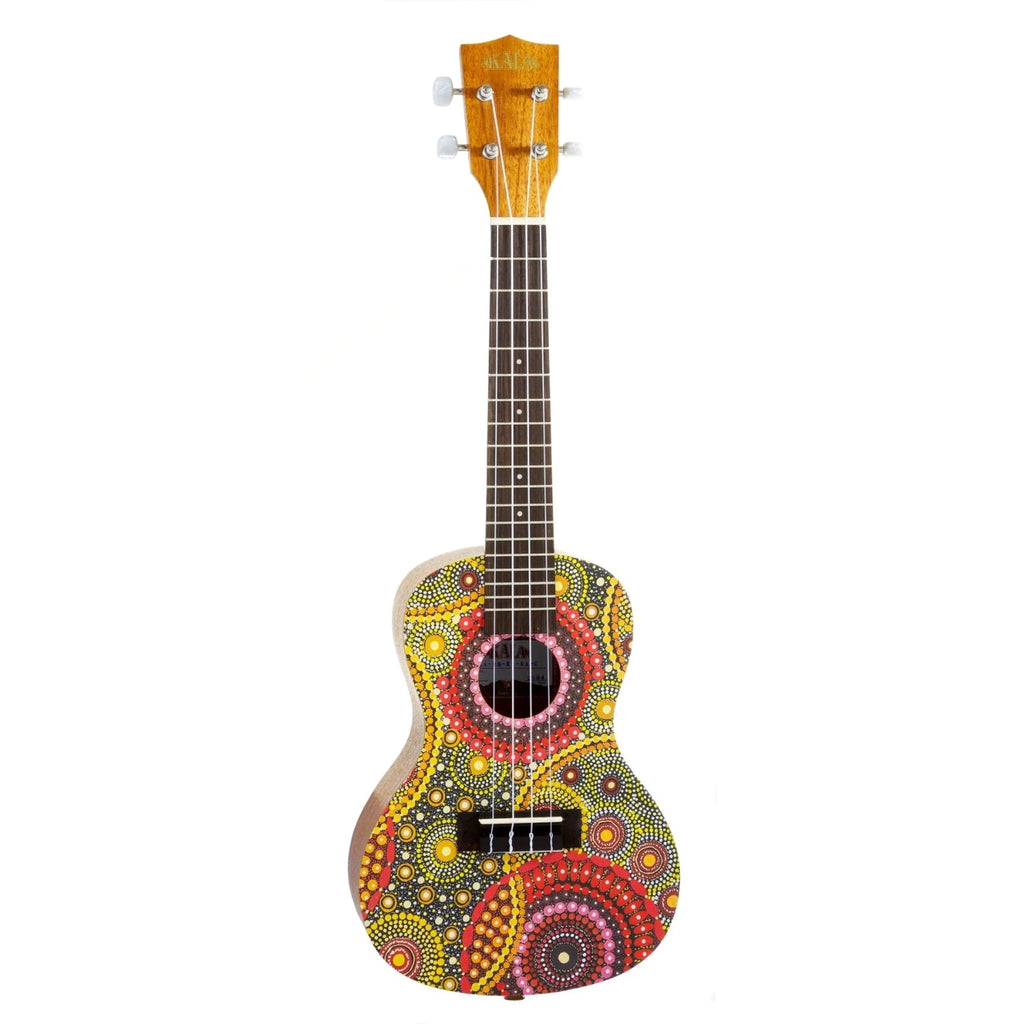 Kala Desert Storylines Concert Ukulele w/ Bag