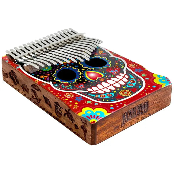 Mahalo Kalimba in Skull Design [MKA17SK]
