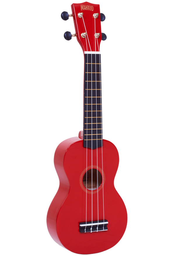 Mahalo Rainbow Series Soprano Ukulele (Red)