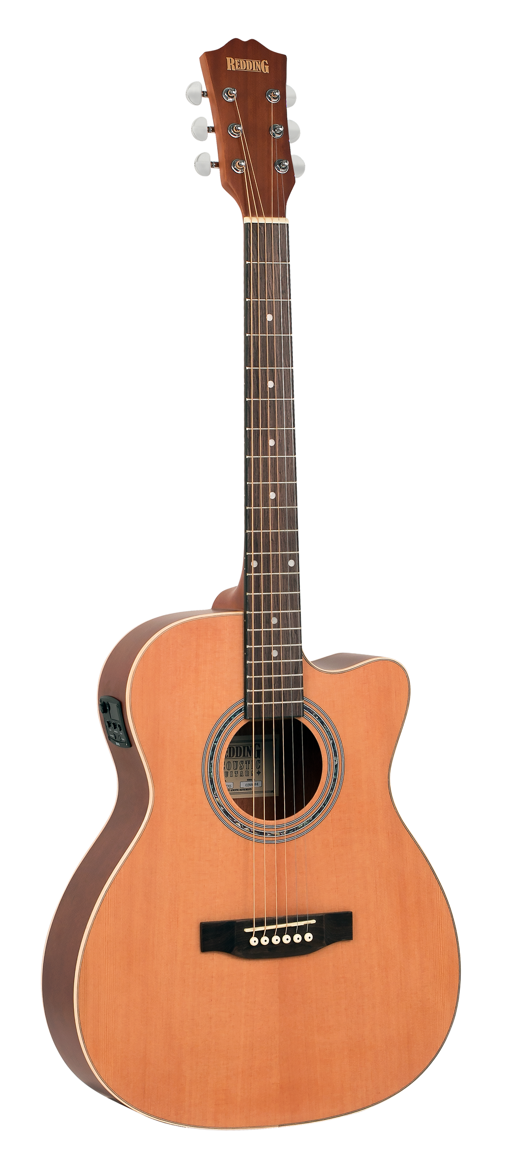 Redding Electric/ Acoustic Natural Satin Guitar (RTO72CENS)