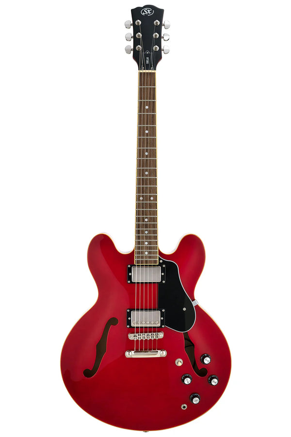 SX 335 Style Semi Hollow Guitar (Red)
