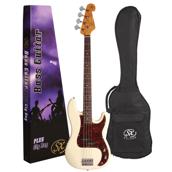 SX 4/4 Electric Bass Guitar and Laney Amp Package