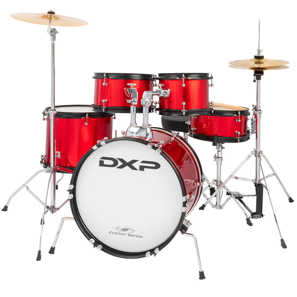 DXP 5 Piece Junior Size Drum Kit in Candy Apple Sparkle [TXJ7CAS]