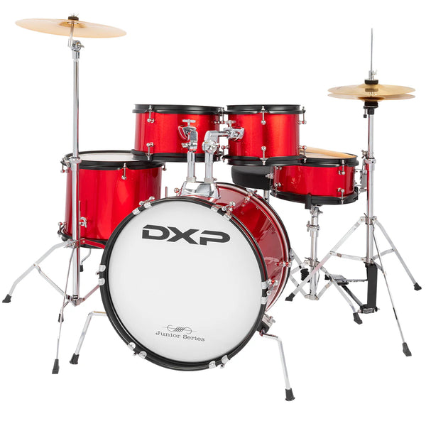 DXP 5 Piece Junior Size Drum Kit in Candy Apple Sparkle [TXJ7CAS]