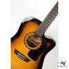 Washburn AD5CETSBPACK Acoustic Guitar Pack Apprentice, Sunburst Dreadnought w/ Cutaway & EQ