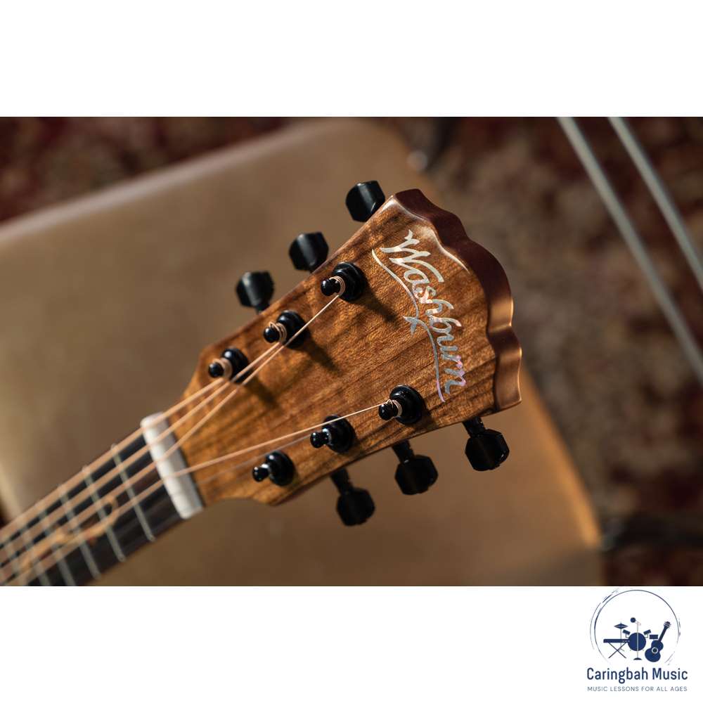Washburn BTS9VCECH-D-U Bella Tono VITE S9V Cutaway Studio Acoustic Guitar