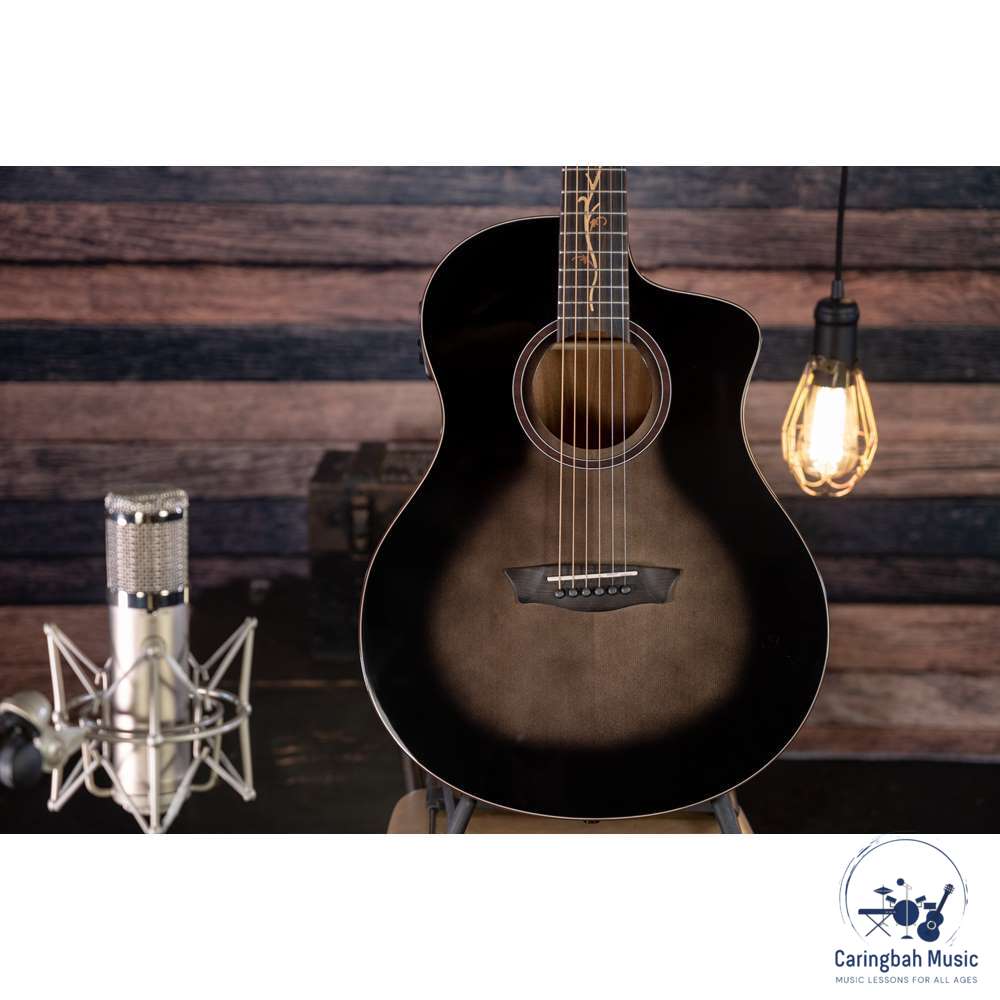 Washburn BTS9VCECH-D-U Bella Tono VITE S9V Cutaway Studio Acoustic Guitar