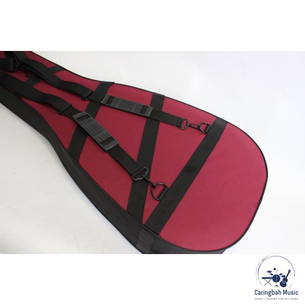 Onyx ON1976M Guitar Case Foam Classical 'Panther' Maroon & Black