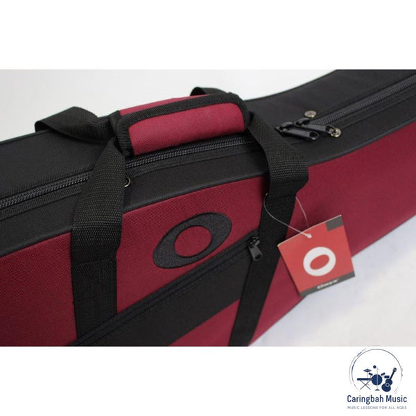 Onyx ON1976M Guitar Case Foam Classical &#39;Panther&#39; Maroon &amp; Black