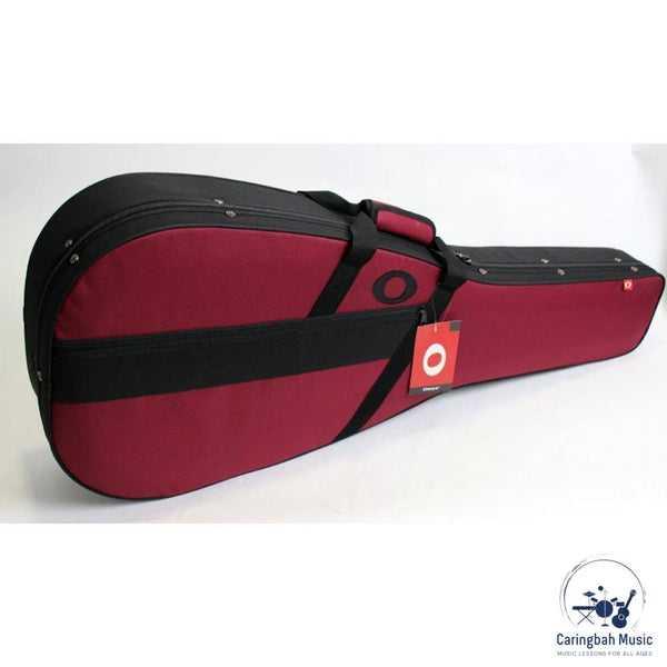 Onyx ON1976M Guitar Case Foam Classical &#39;Panther&#39; Maroon &amp; Black