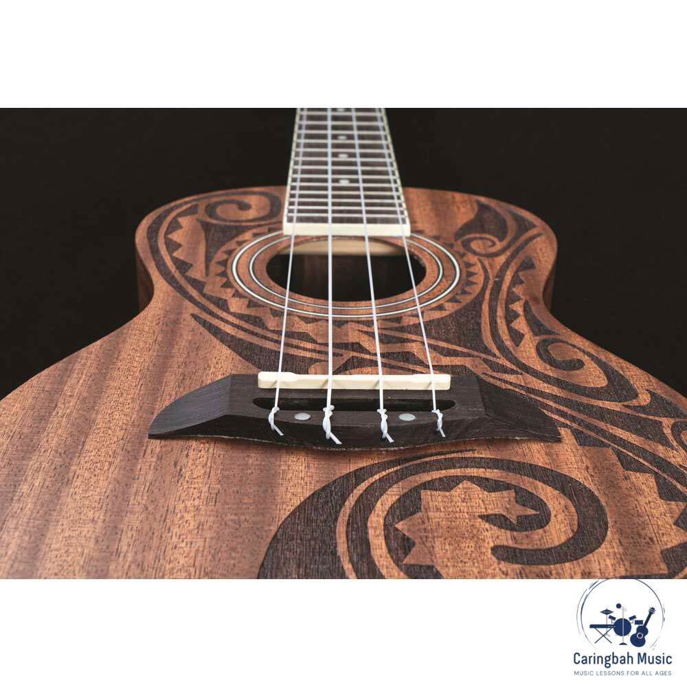 Oscar Schmidt OU2TAT-A-U Concert Ukulele Hawaiian Tattoo
