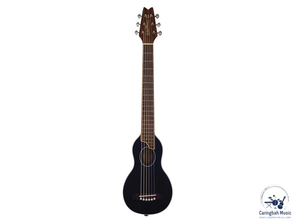 Washburn RO10SBK-A-U Rover Travel Series Guitar, Black